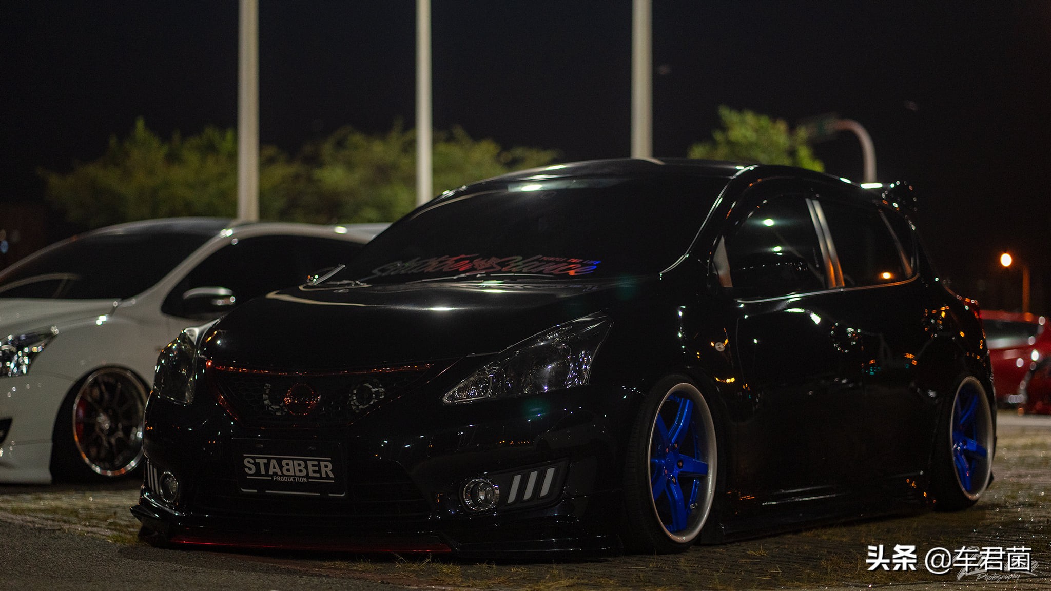 骐达车友台湾版尾灯,日系骐达改装