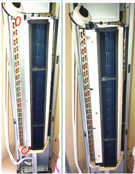 美的智行圆柱空调家里清洗教程,美的智行圆柱柜式空调清洗方法