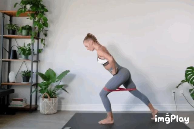 减脂减不动,增肌增不了,弹力绳翘臀秒变气质女神