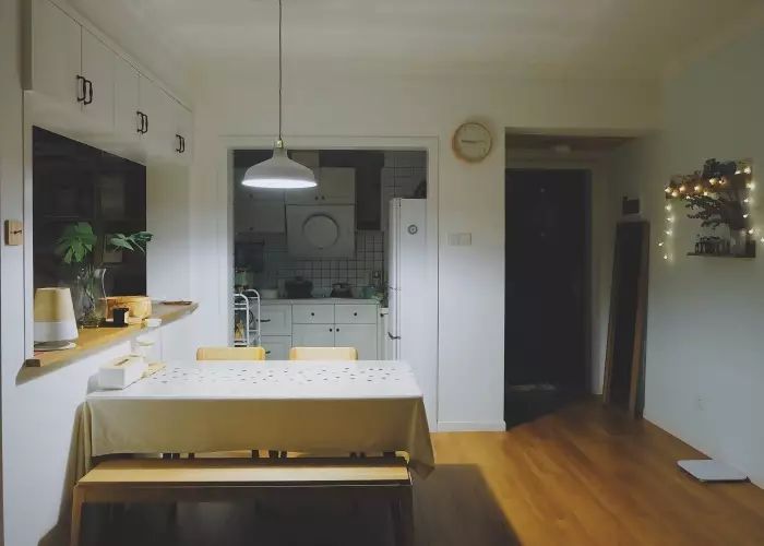 小户型开放式厨房怎么避免油烟,厨房餐厅一体半开放式厨房防油烟