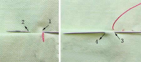 服装缝纫技巧手工针法,老裁缝常用的锁边针法