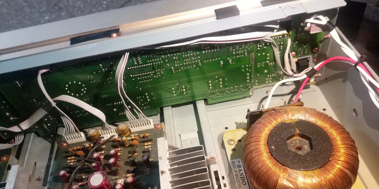 评测拆机解刨日本SONYTA-FB720R纯音乐功放