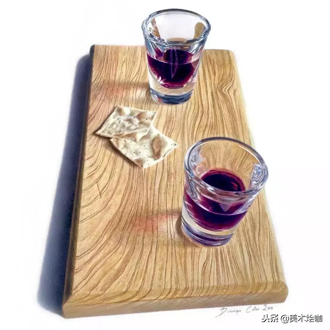 彩铅画教程超写实零基础入门,超写实彩铅画高清大图水果组合