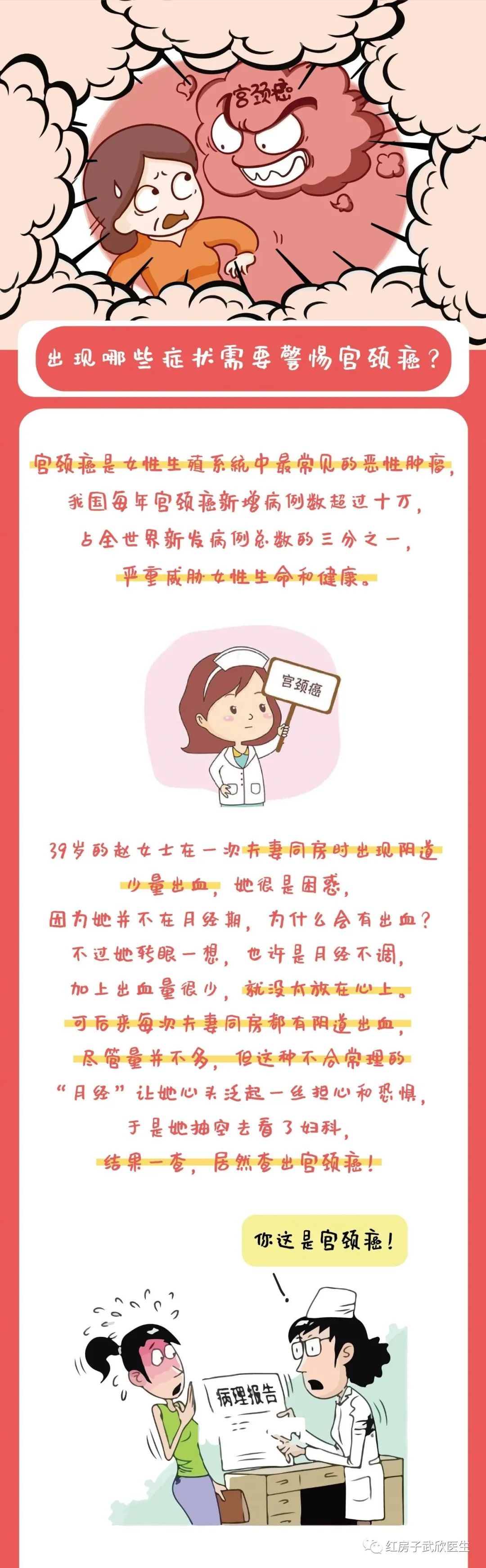 同房出血、*处私**排液，也可能是宫颈癌的信号