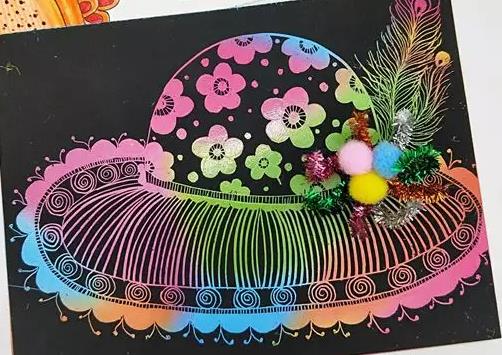 最简单的遮阳帽怎么画,遮阳帽儿童线描