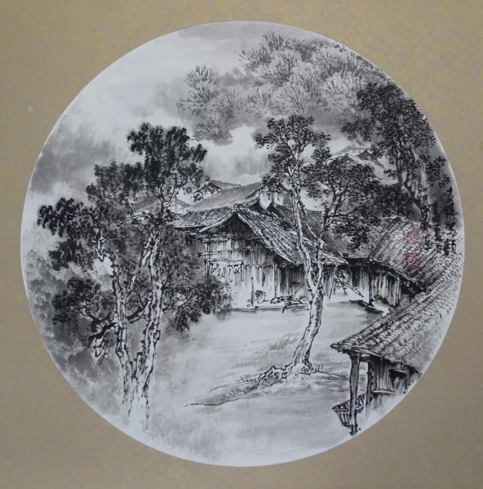 曾刚国画山水技法4,曾刚雪景国画山水画图片