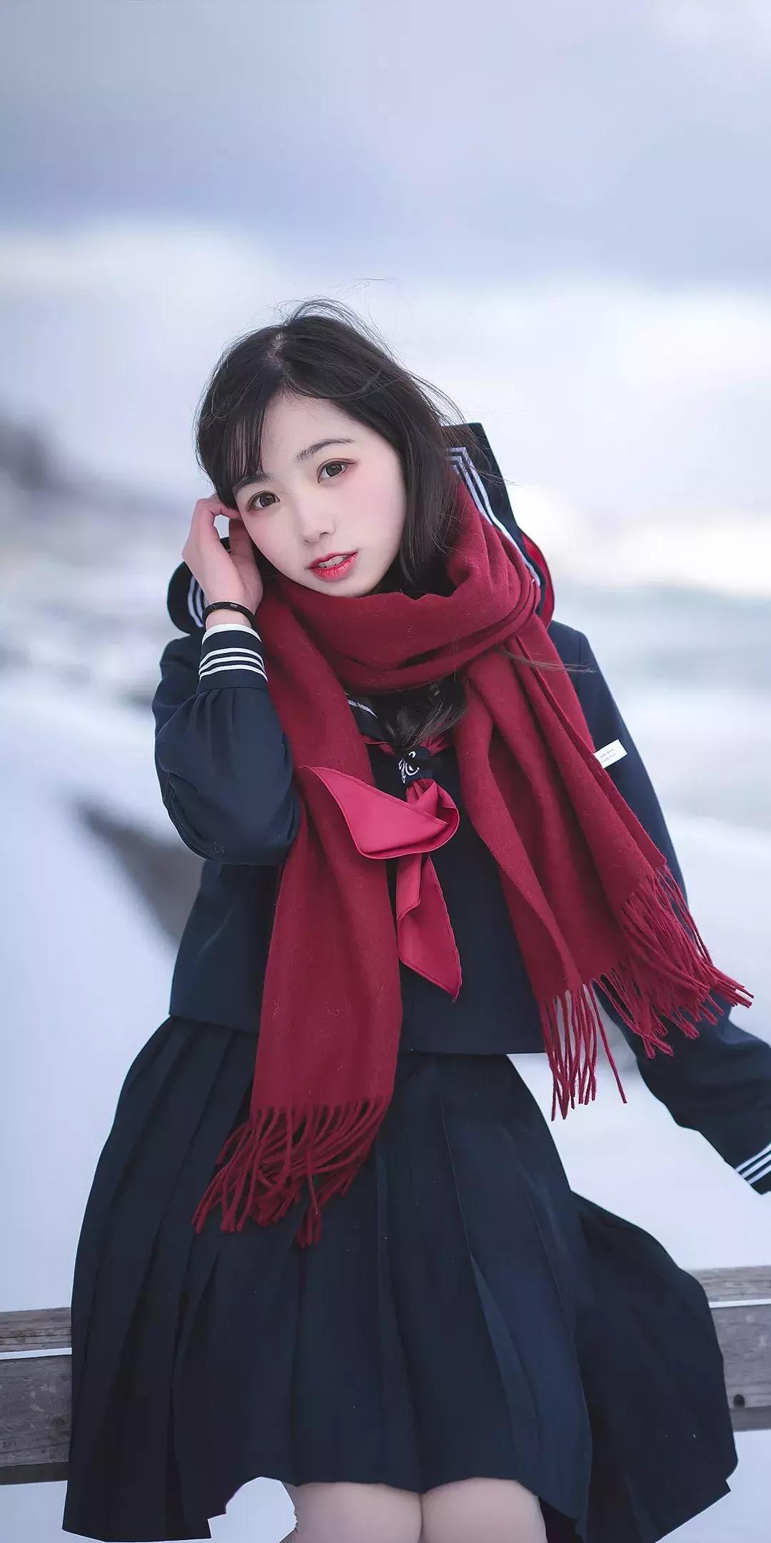 多人黑色jk制服照片壁纸,jk制服女生壁纸高清