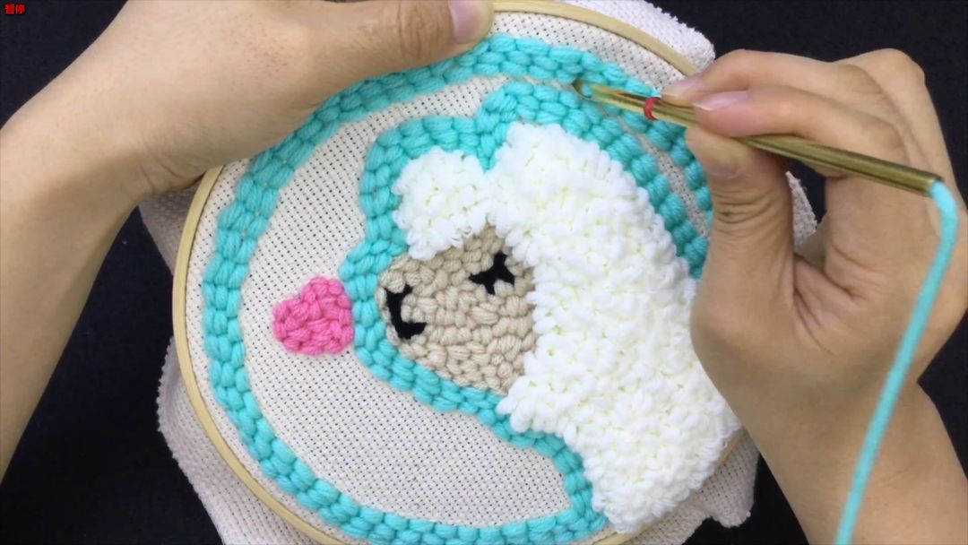 diy刺绣小图案戳戳绣,刺绣文化戳戳绣