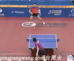 郝帅技术特点,郝帅张煜东侧身攻球