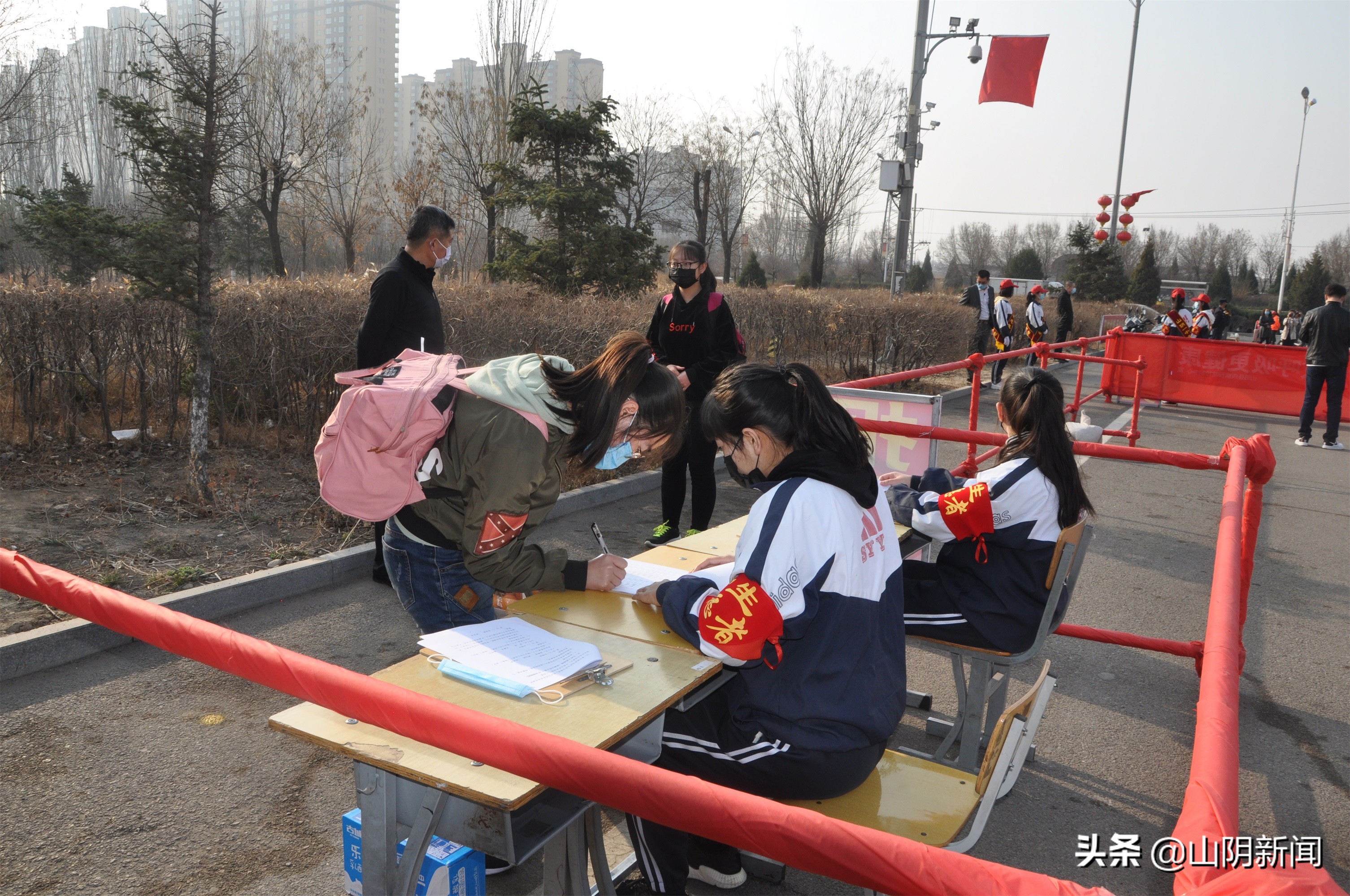 开学啦！山阴县高三学子今日返校