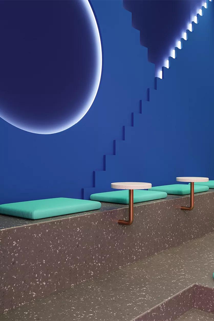 卡塔尔CloudandCo.冰淇淋店每一口都是梦幻色彩