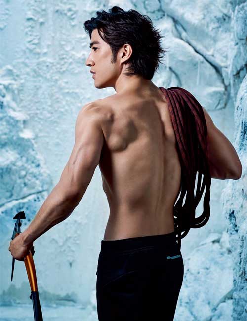 李治廷腹肌锻炼,李治廷花样健身