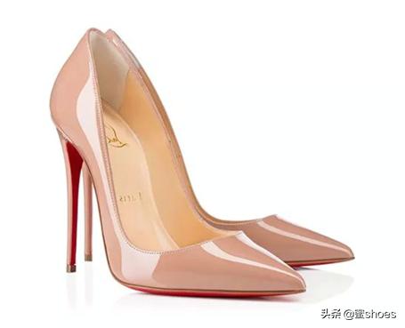 cl红底鞋裸色穿搭,cl红底高跟鞋展示