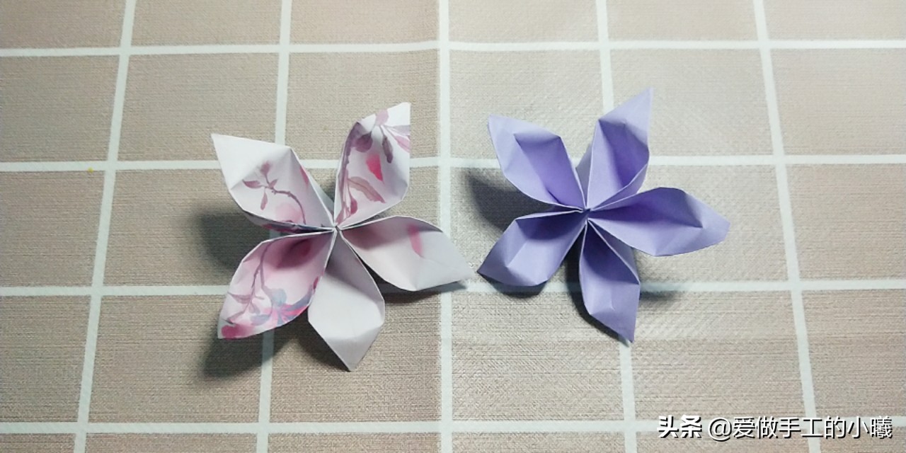 五瓣花折纸简单教程,五瓣花折纸教程视频简单又好看