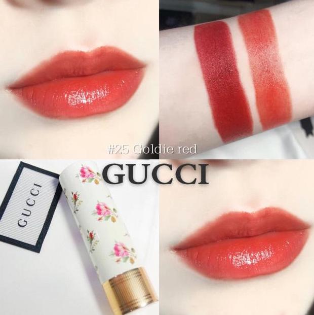 断货王色号口红兰蔻196,当下口红流行色号