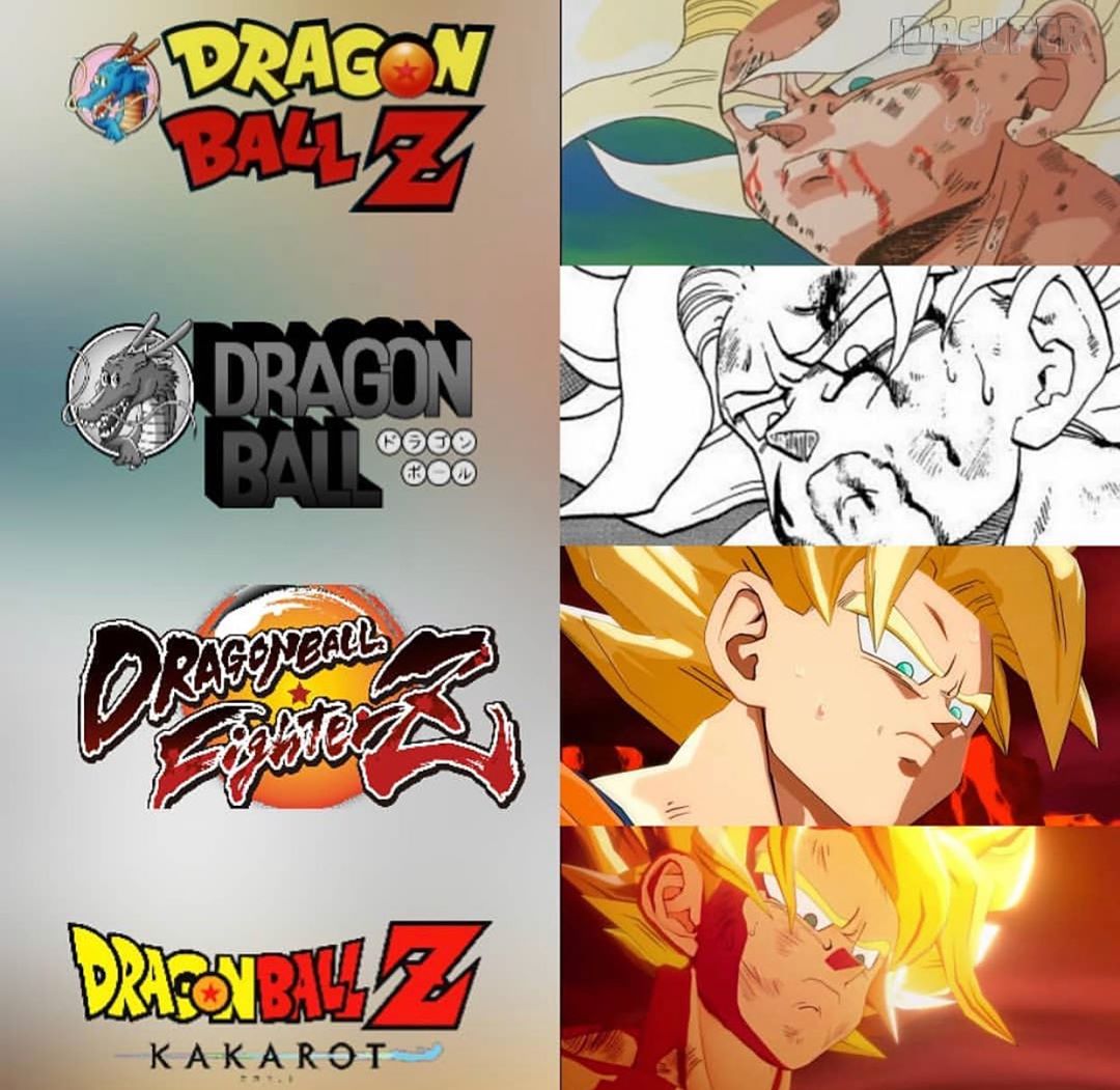 龙珠超和龙珠z的画风对比,龙珠画风与别的漫画画风对比