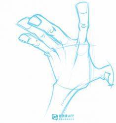 动漫人物手部画法教程,动漫男生手部画法