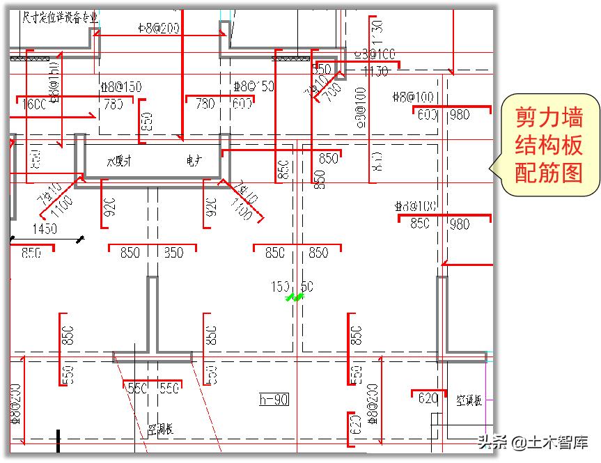 板的配筋图怎么看,板配筋图中b和t分别表示啥意思