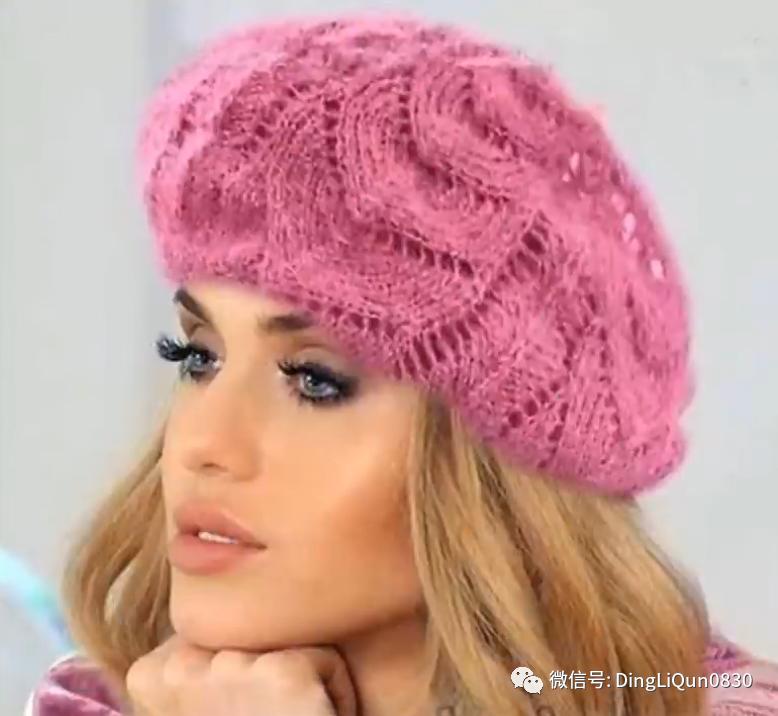 针织帽子简单款好看的,纯手工针织年轻人戴的帽子教程