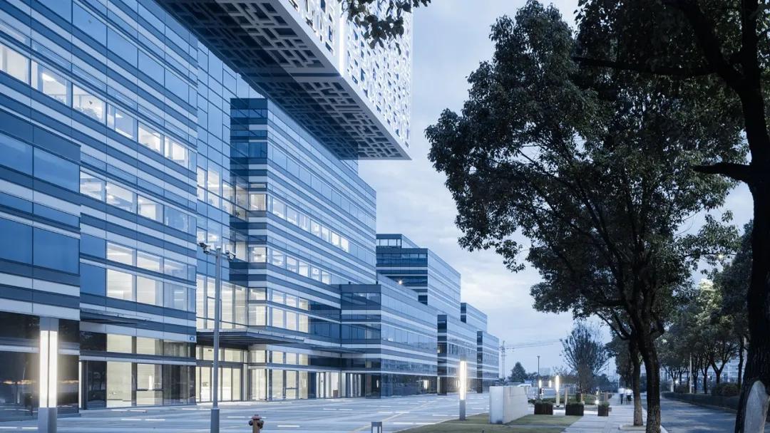 萧山科技城能量魔方夜景,萧山科技城创业谷魔方城