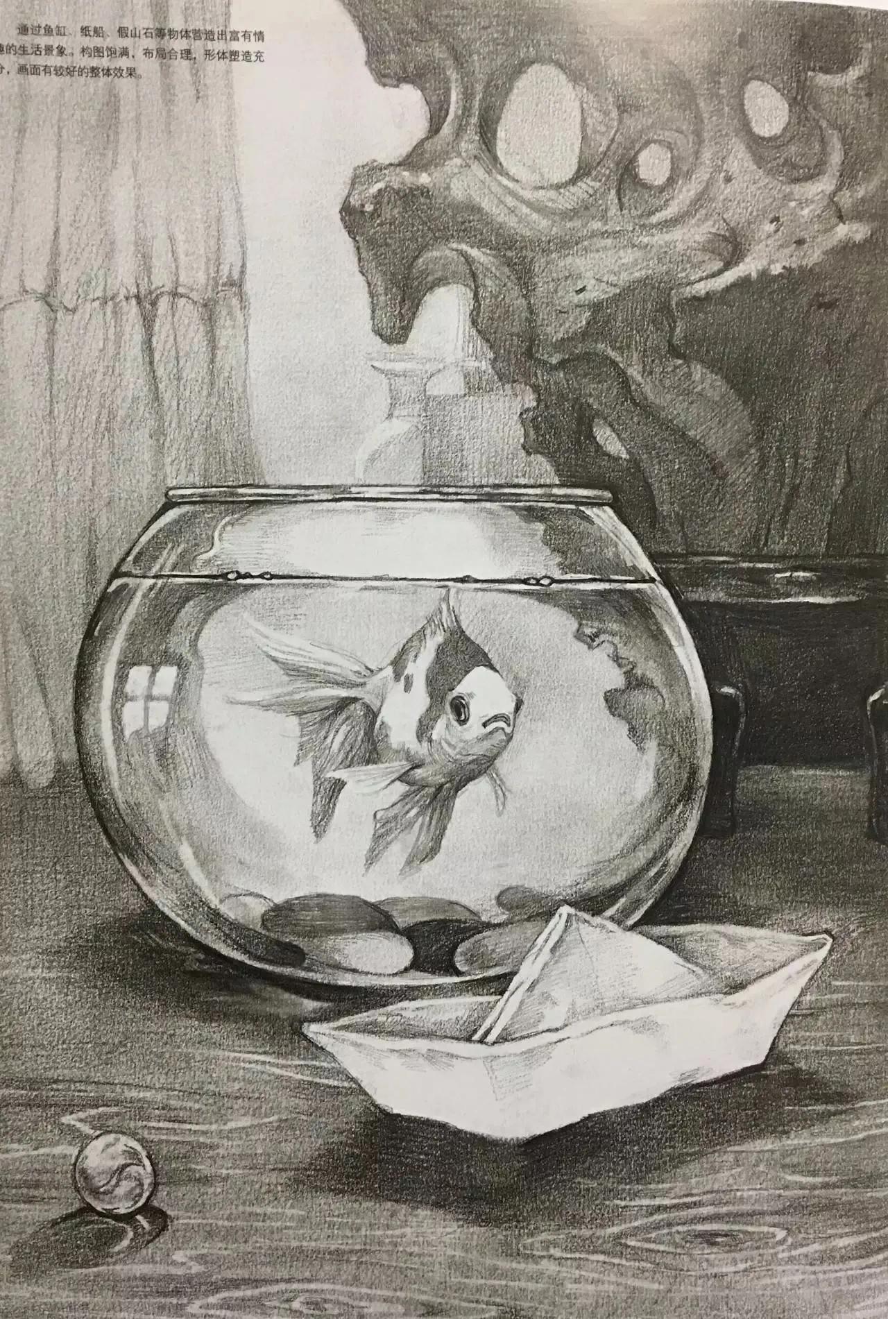 清华校考场景素描高分卷,清华素描场景高分卷技法