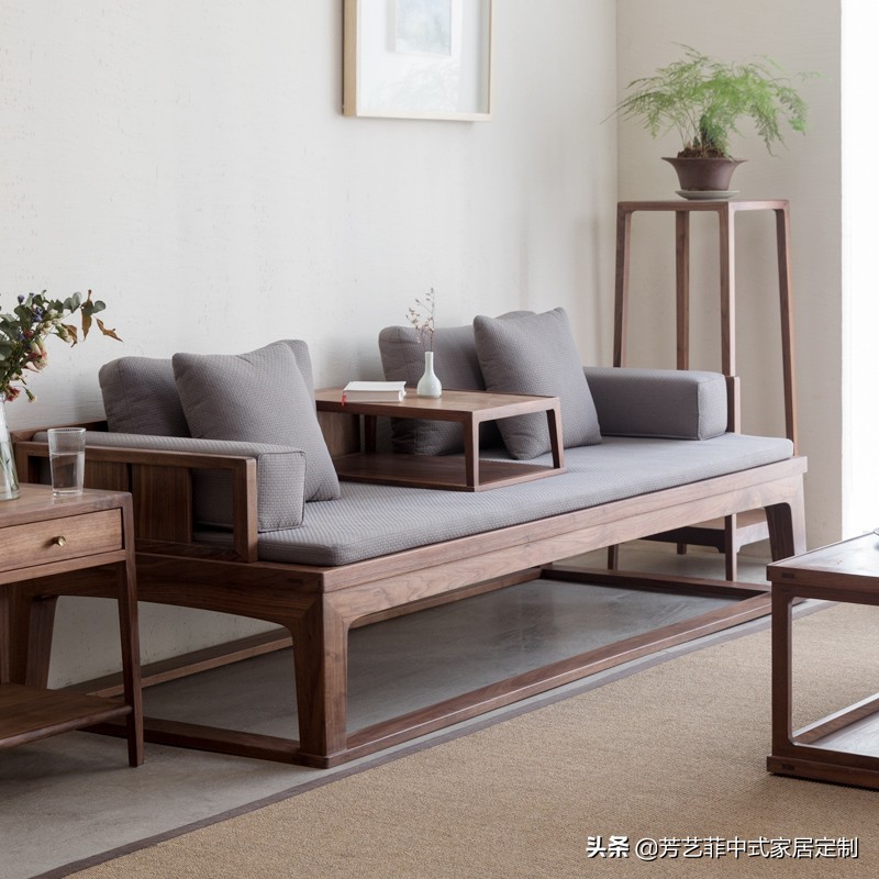 中式风格实木家具,海南国风新中式实木家具