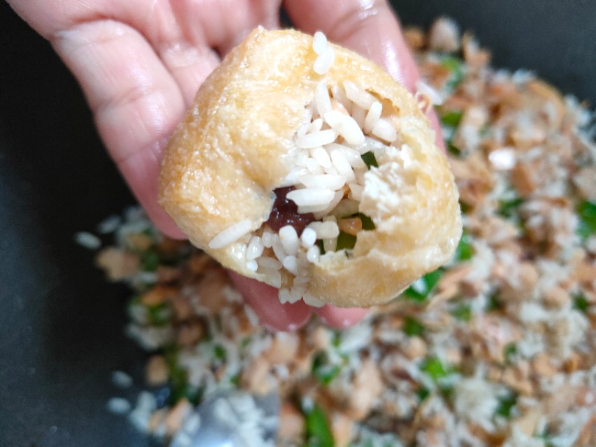 糯米饭酿豆腐最简单做法,饭酿豆腐