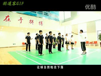 羽毛球正手发高远球动作讲解示范,初学羽毛球发球视频教程