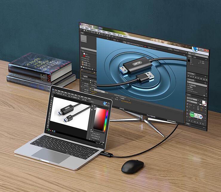 两台电脑能共享键鼠吗？能跨系统交互吗？一条对拷线就能搞定