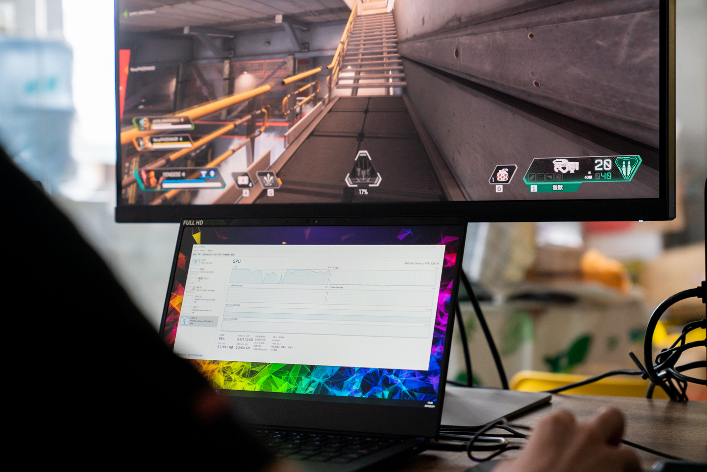 雷蛇razer战核x幻彩版显卡扩展坞,雷蛇战核x连接外置显示器