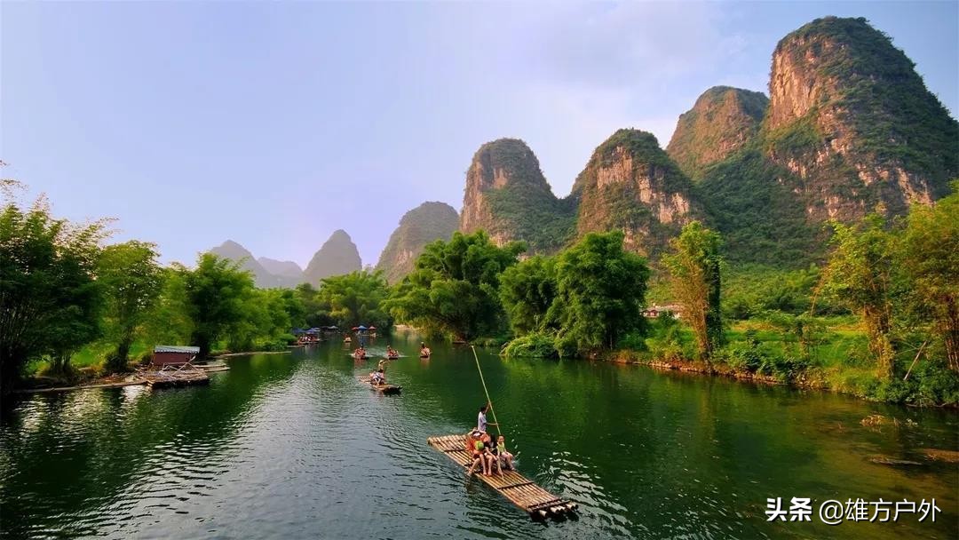 漓江兴坪古镇美景,兴坪古镇漓江游