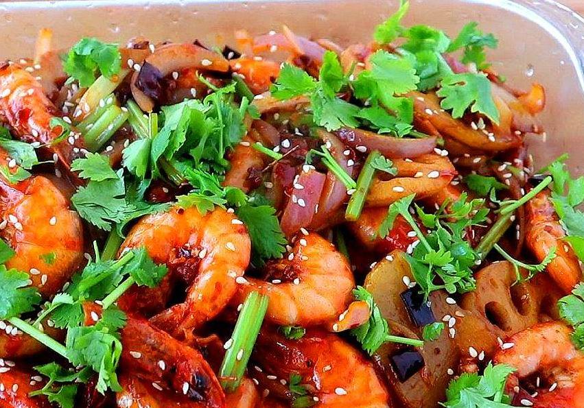 爆炒河虾的正宗做法,河虾香辣脆的家常做法