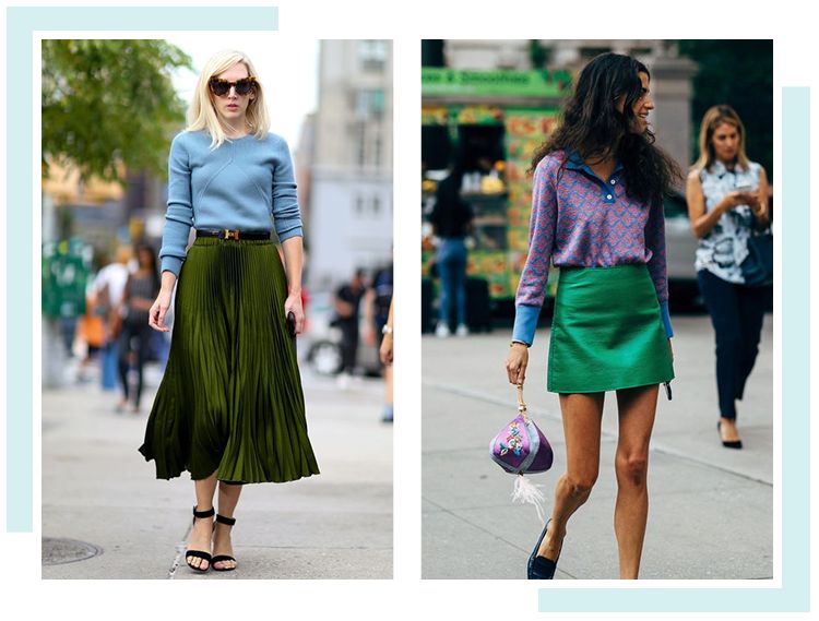 绿色怎么穿更优雅,第一次发现绿色可以穿得这么迷人