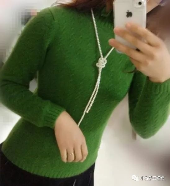 从上往下织的春秋款网红毛衣教程,简单打底毛衣女秋冬粉色