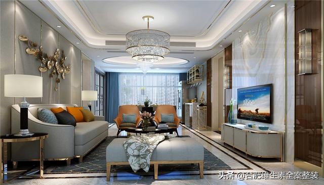 大胆配色轻奢风格,时尚空间配色高级感