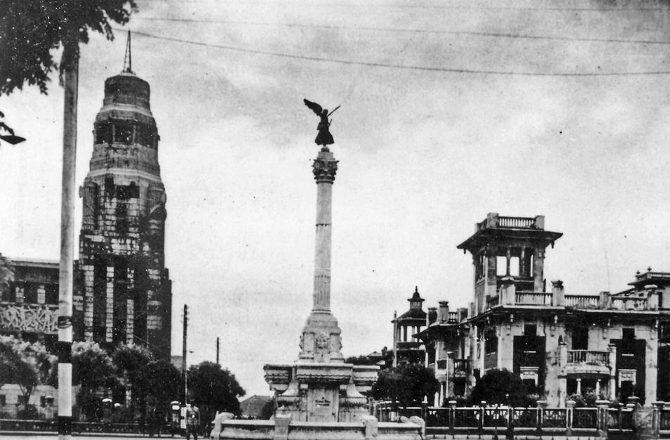 天津最早的*球赌**，海河边意租界回力球场，新社会改造为工人文化宫