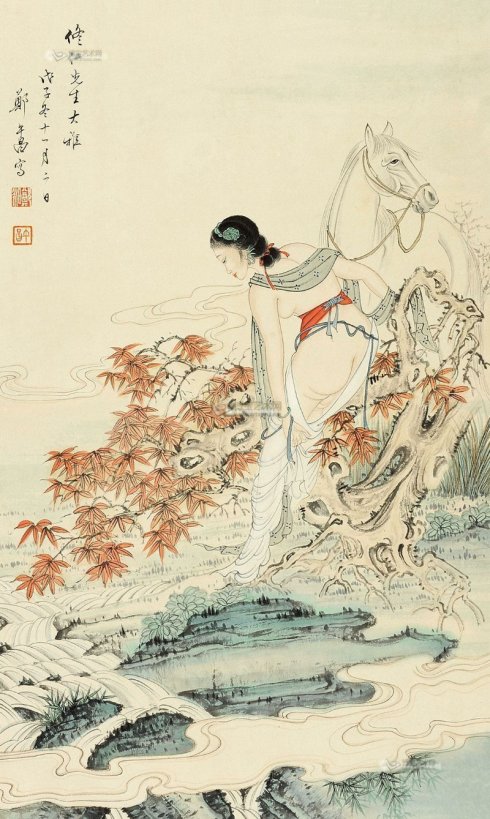 郑午昌花鸟,丝鬓散人郑午昌百幅绘画作品赏析