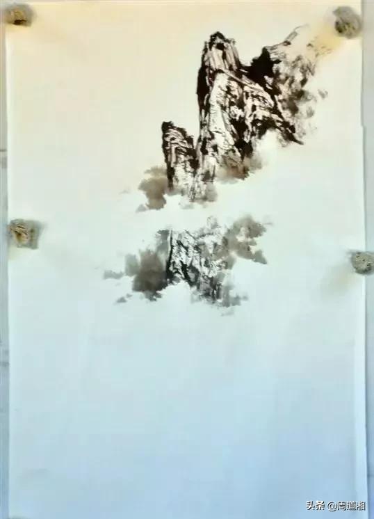 曾刚画山水画上色讲解,如何画山水画教学视频