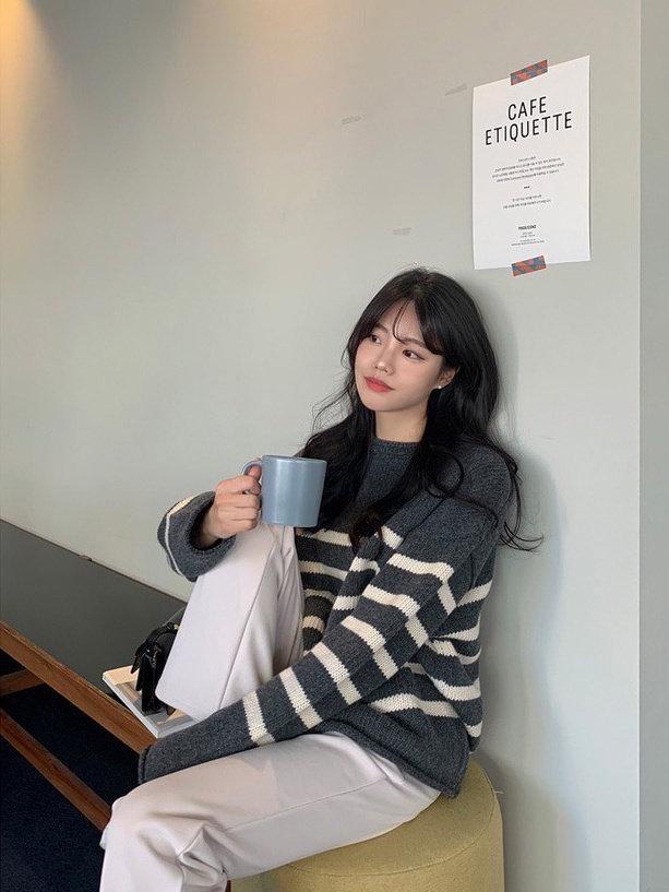 穿搭韩国小姐姐日常穿搭look,韩国小姐姐的日常穿搭