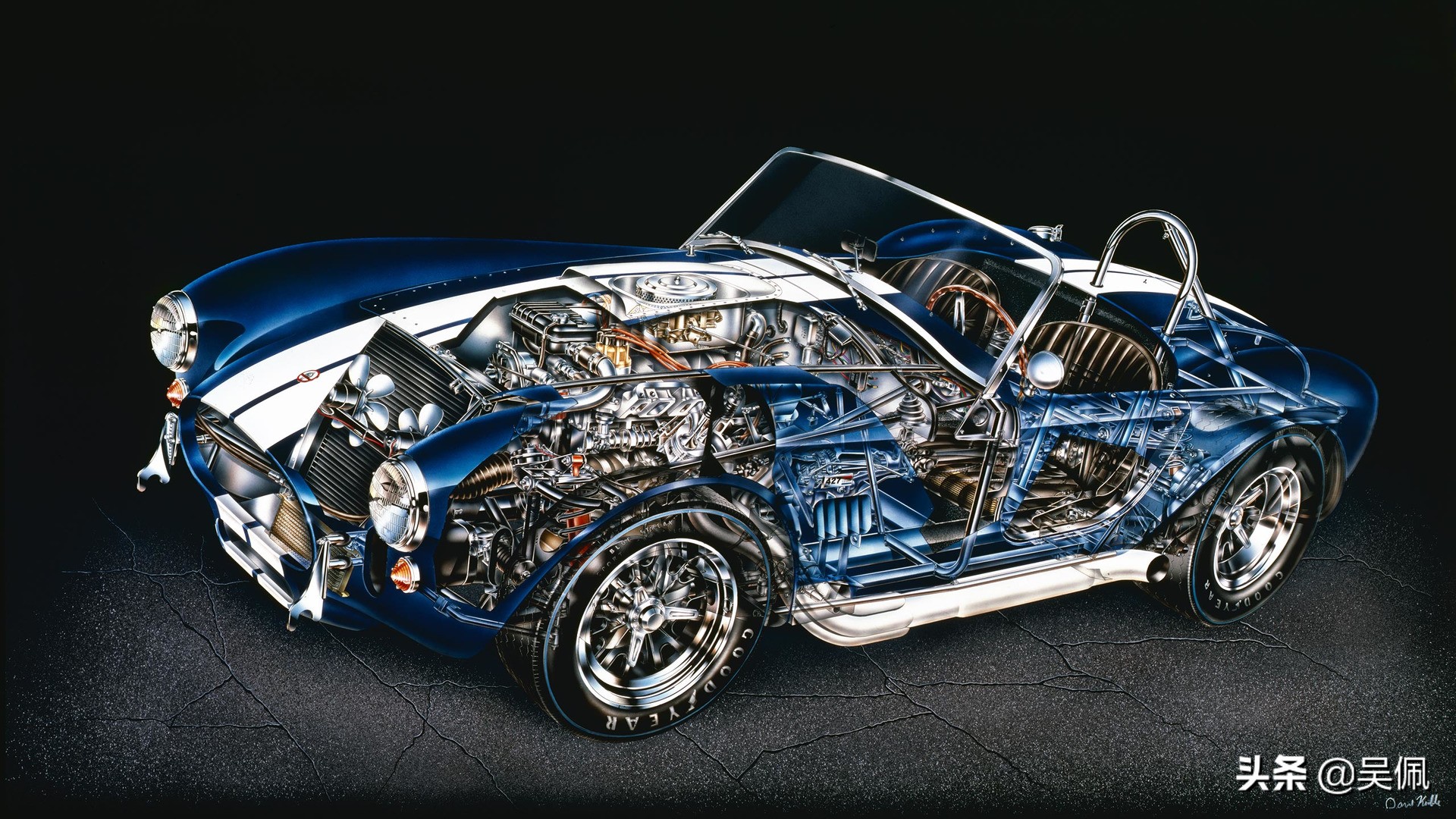 看完DavidKimble的汽车解剖图，你才会知道什么叫艺术大师