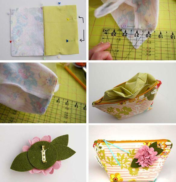 自己做布艺收纳包包,小布包收纳包怎么做