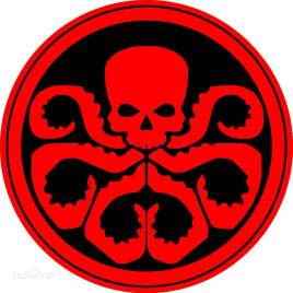 漫威九头蛇标志,漫威神盾局标志