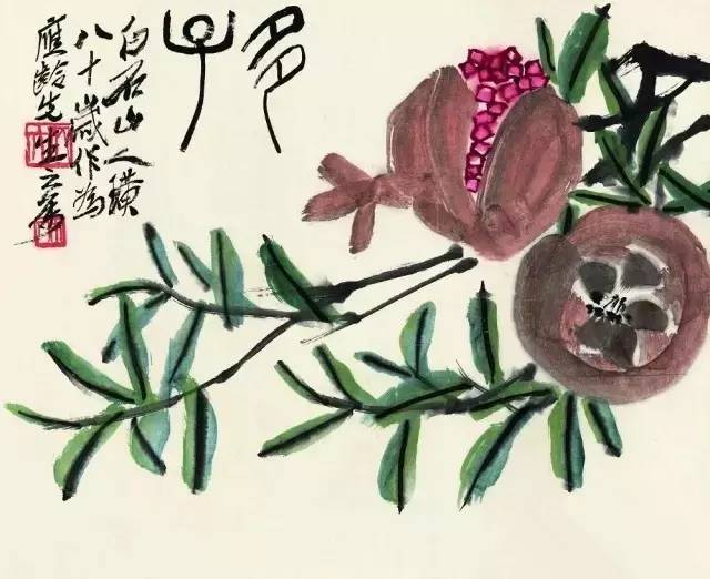 石榴寓意多子牡丹寓意富贵,石榴寓意诗词