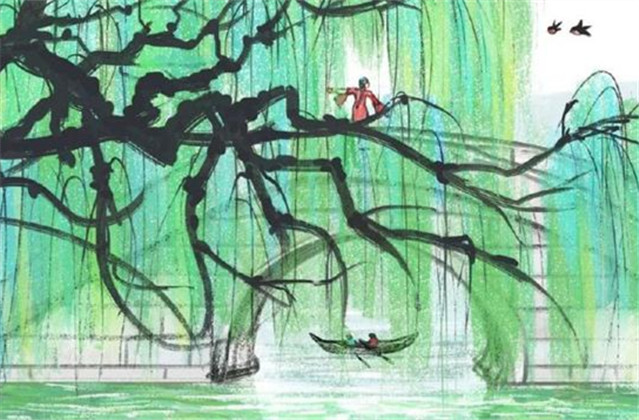 描写柳树与柳枝的诗句,写柳树最经典的古诗词