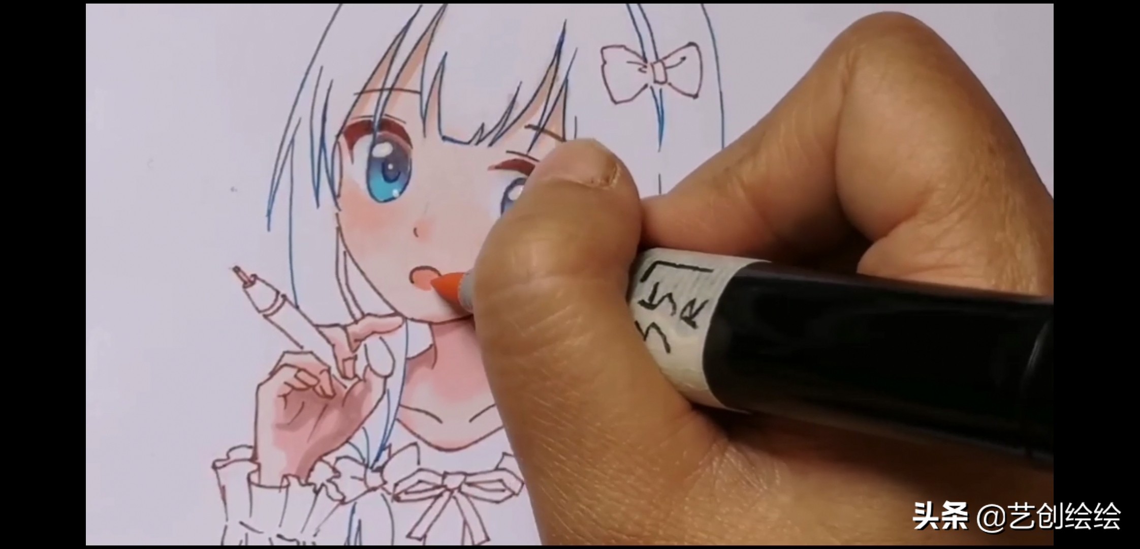 马克笔怎么画纱质的衣服,和泉纱雾马克笔配色