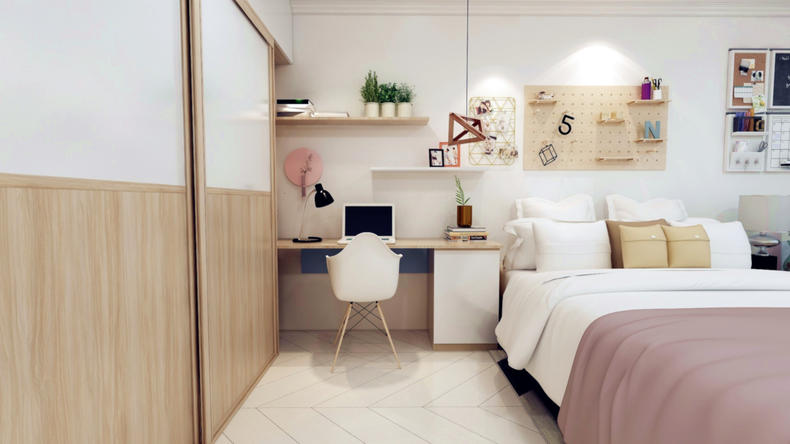 女生的房间凌乱,女孩子的凌乱卧室