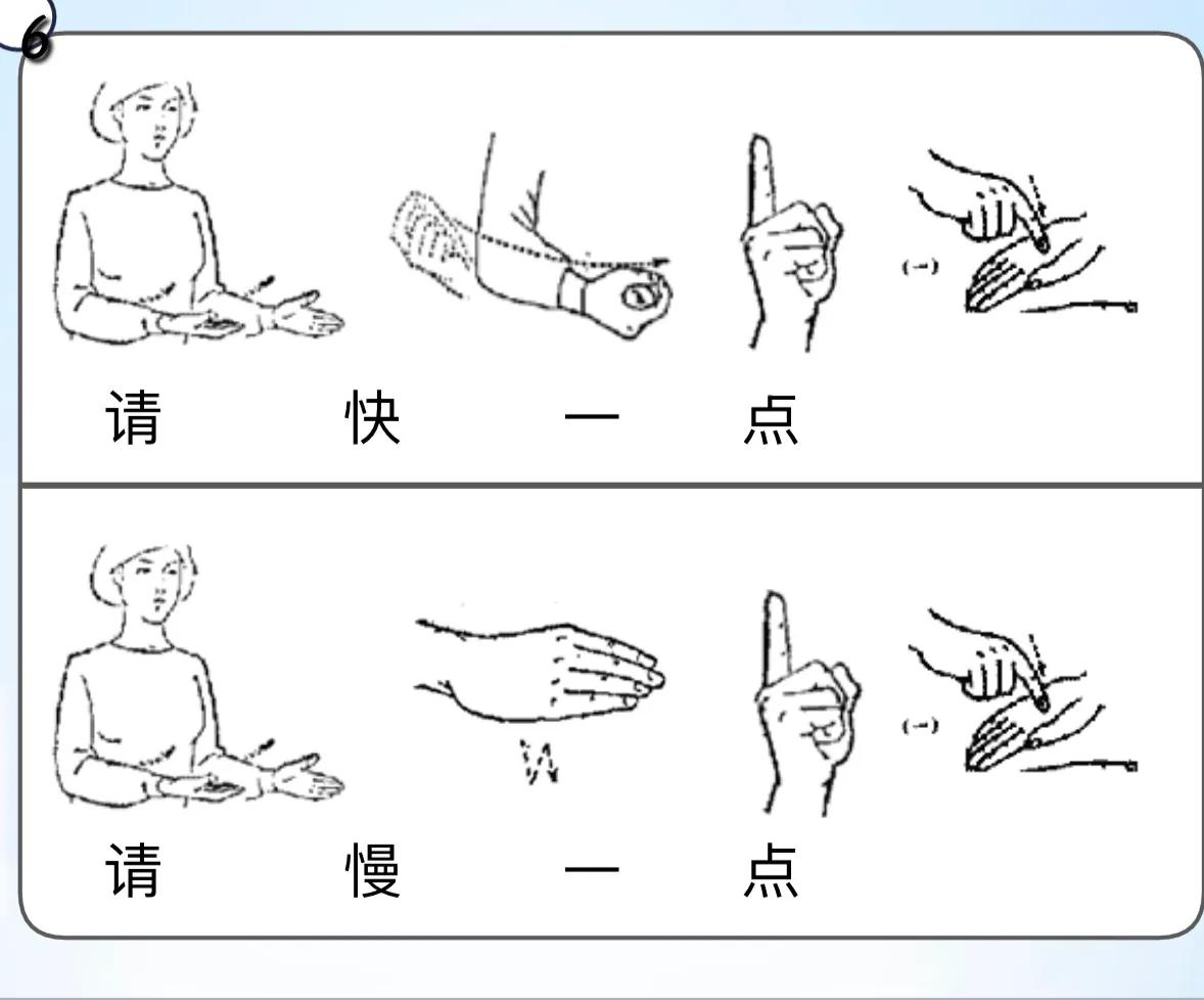 和聋人简单的交流使用的日常手语,和聋人相处的手语