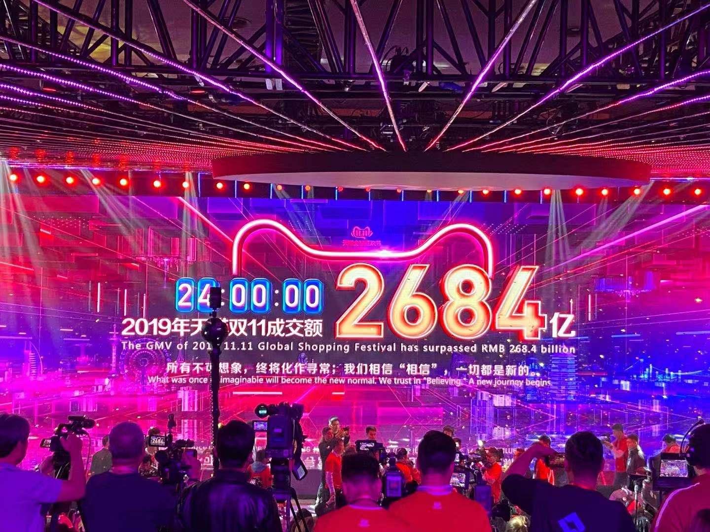 双11成交总额,双11购物总量