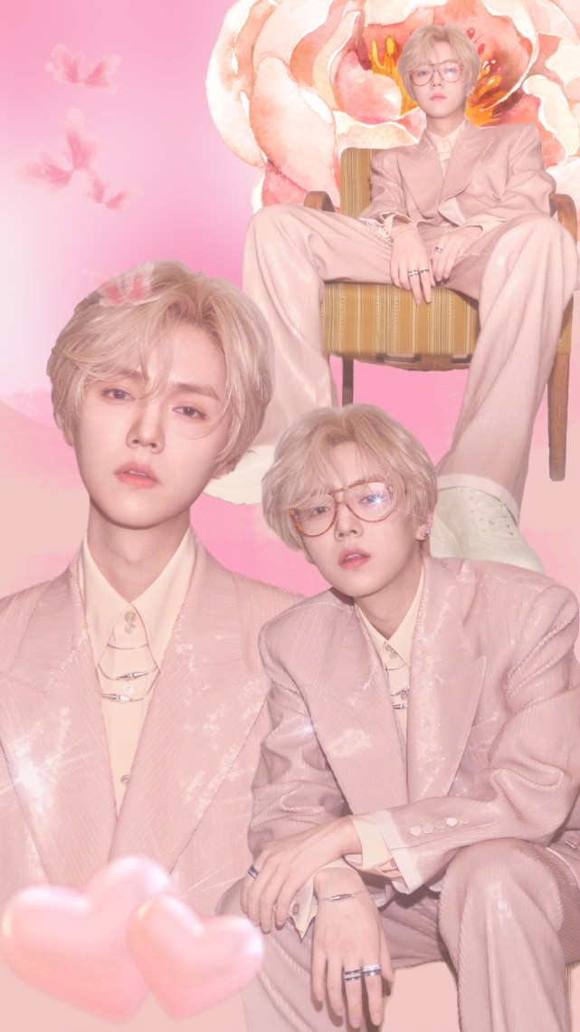 鹿晗最新广告大片曝光，粉色服装混血感满满，内娱颜值天花板