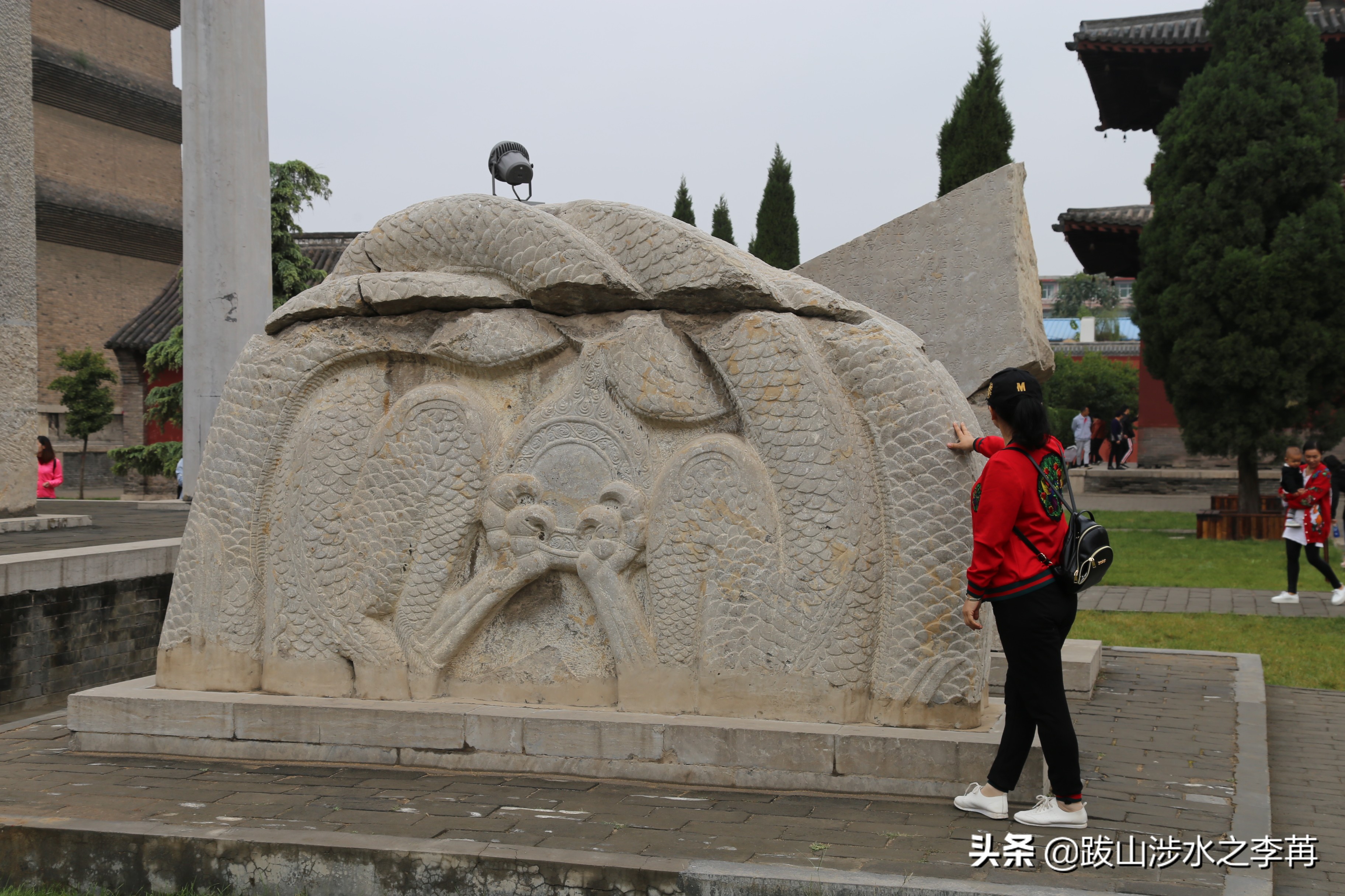 正定开元寺赑屃碑,开元寺赑屃出土视频